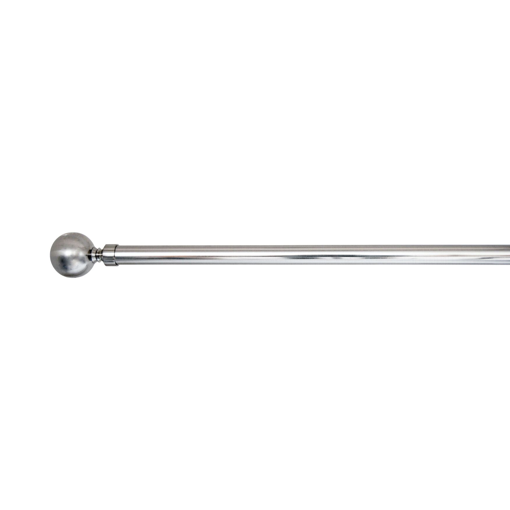 Versailles' Lexington Ball Rod Set (28in - 48in), PEWTER, hi-res image number 0