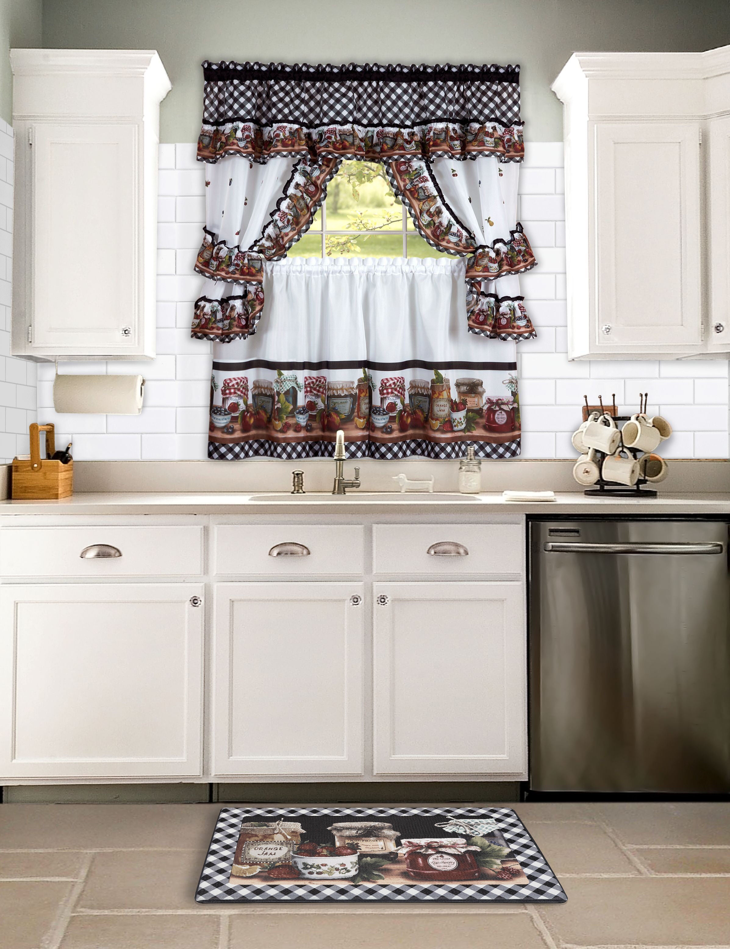 Mason Jars 18-in. x 30-in. Anti Fatigue Mat, MULTI, alternate image number 1