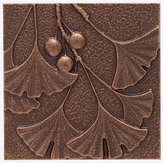 Gingko Leaf Wall Décor, ANTIQUE COPPER, hi-res image number null