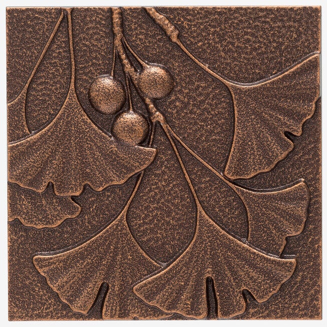Gingko Leaf Wall Décor, ANTIQUE COPPER, hi-res image number 0