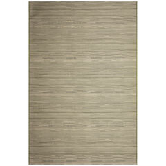 Liora Manne Miranda Tweed Stripe Indoor/Outdoor Area Rug Aqua 2