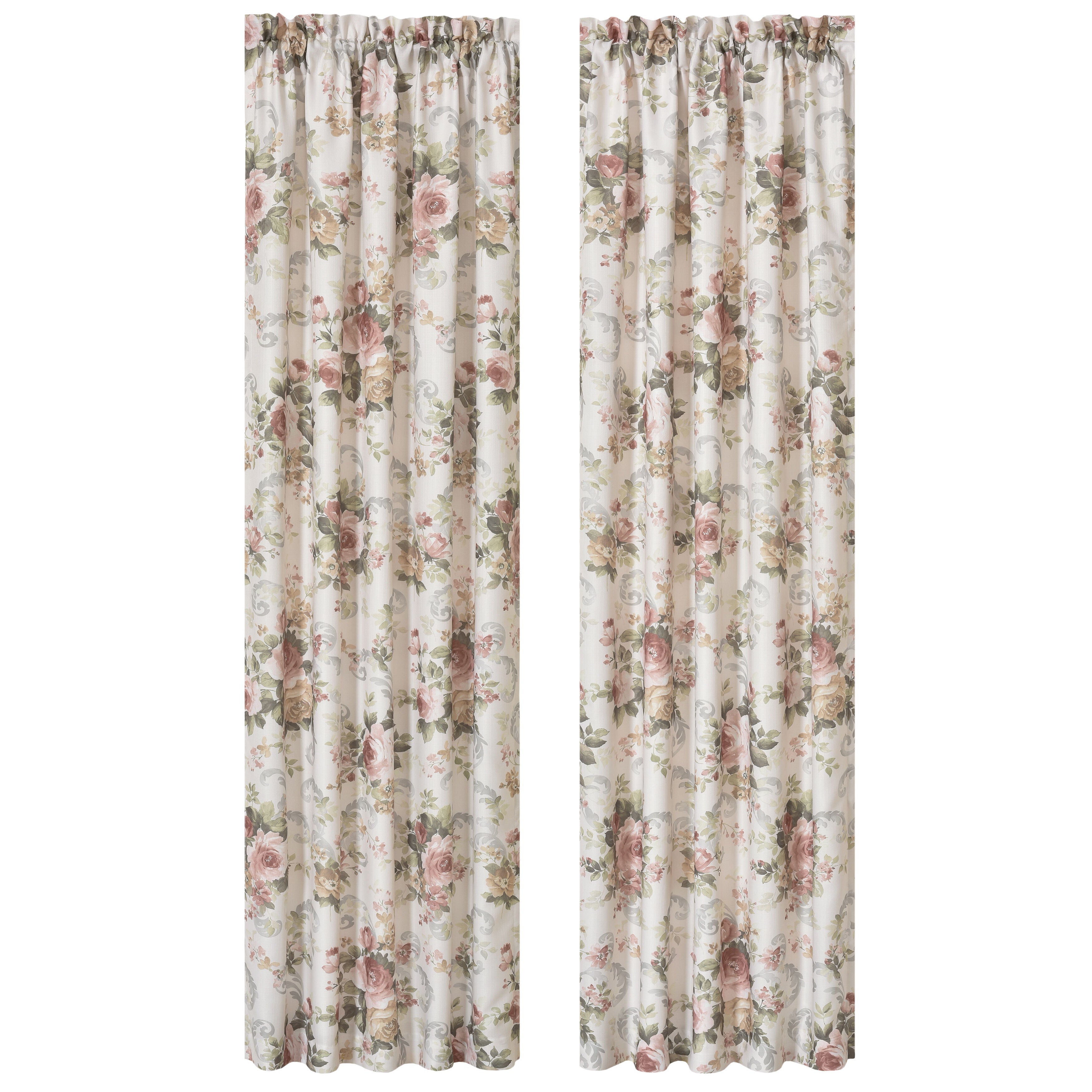 Chablis 84 Inch Window Panel Pair, ROSE GOLD, alternate image number 2