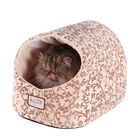 Winter Soft Warm Cat Dog Cave Bed, BEIGE, hi-res image number null
