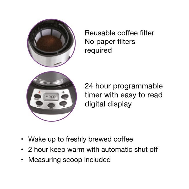 The Jumbo Java Coffee Maker - 14 Cups - Black, , alternate image number null