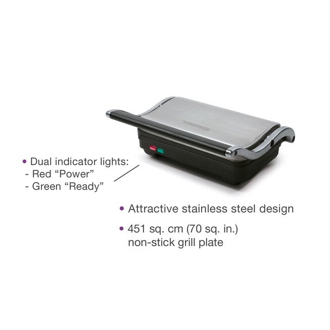 Stainless Steel Sandwich Grill, , alternate image number null