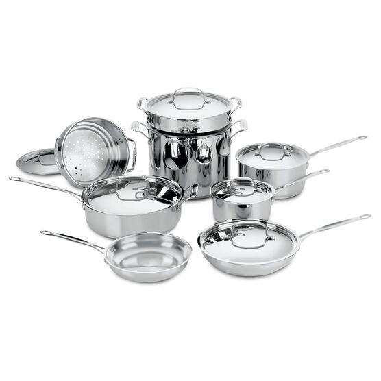 Cuisinart Chef's Classic Stainless 14-Pc. Set, STAINLESS, hi-res image number null