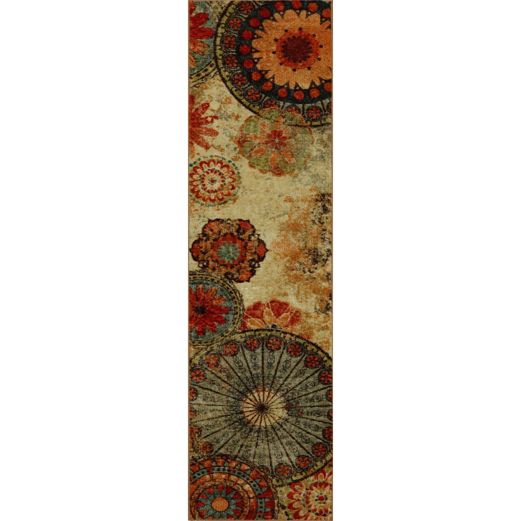 Caravan Medallion Multi 2' X 5', MULTI, hi-res image number 0