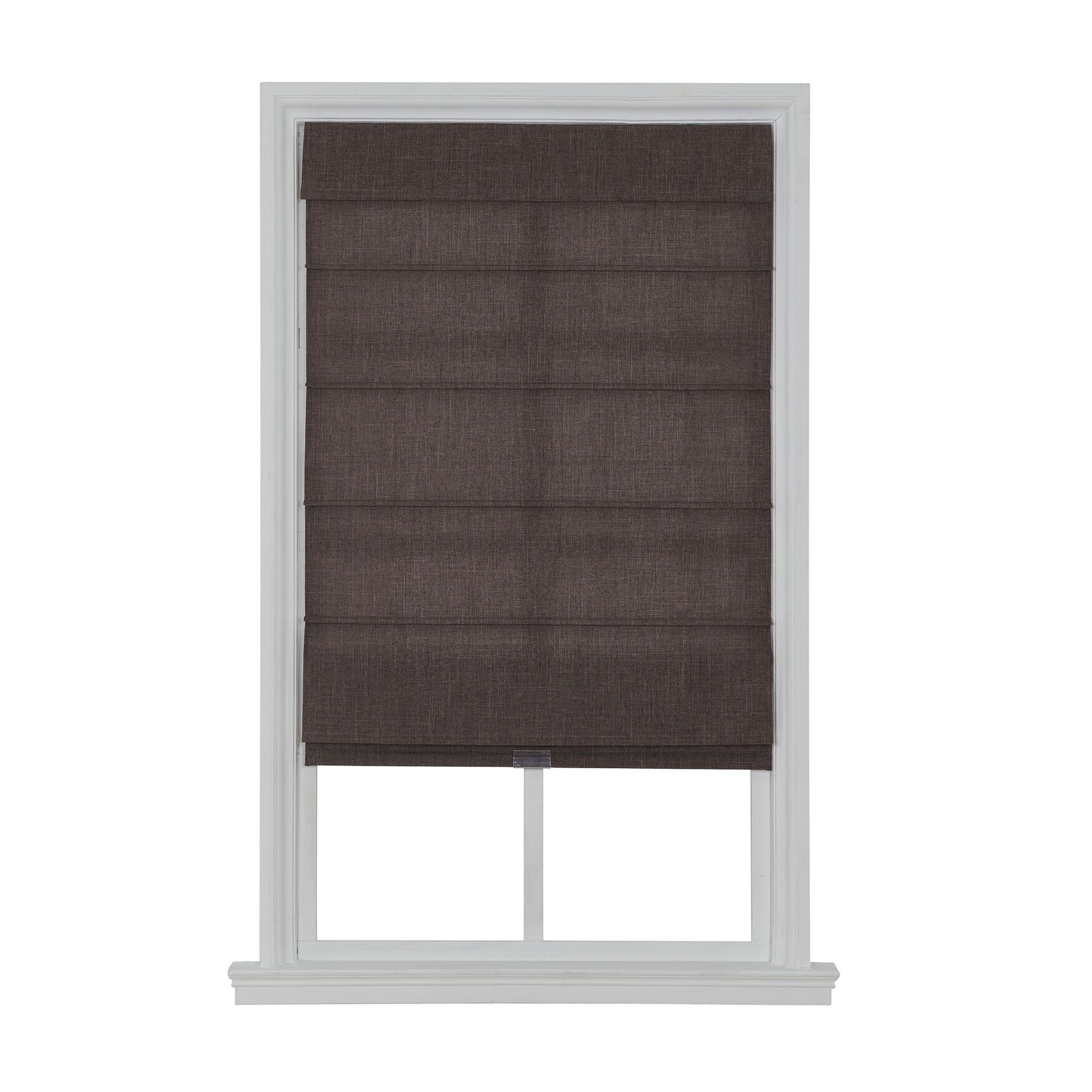 Cordless Light Filtering Fabric Roman Shades, , alternate image number 9