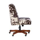 Delgany Office Chair Brown and White Cow Print, , alternate image number 2