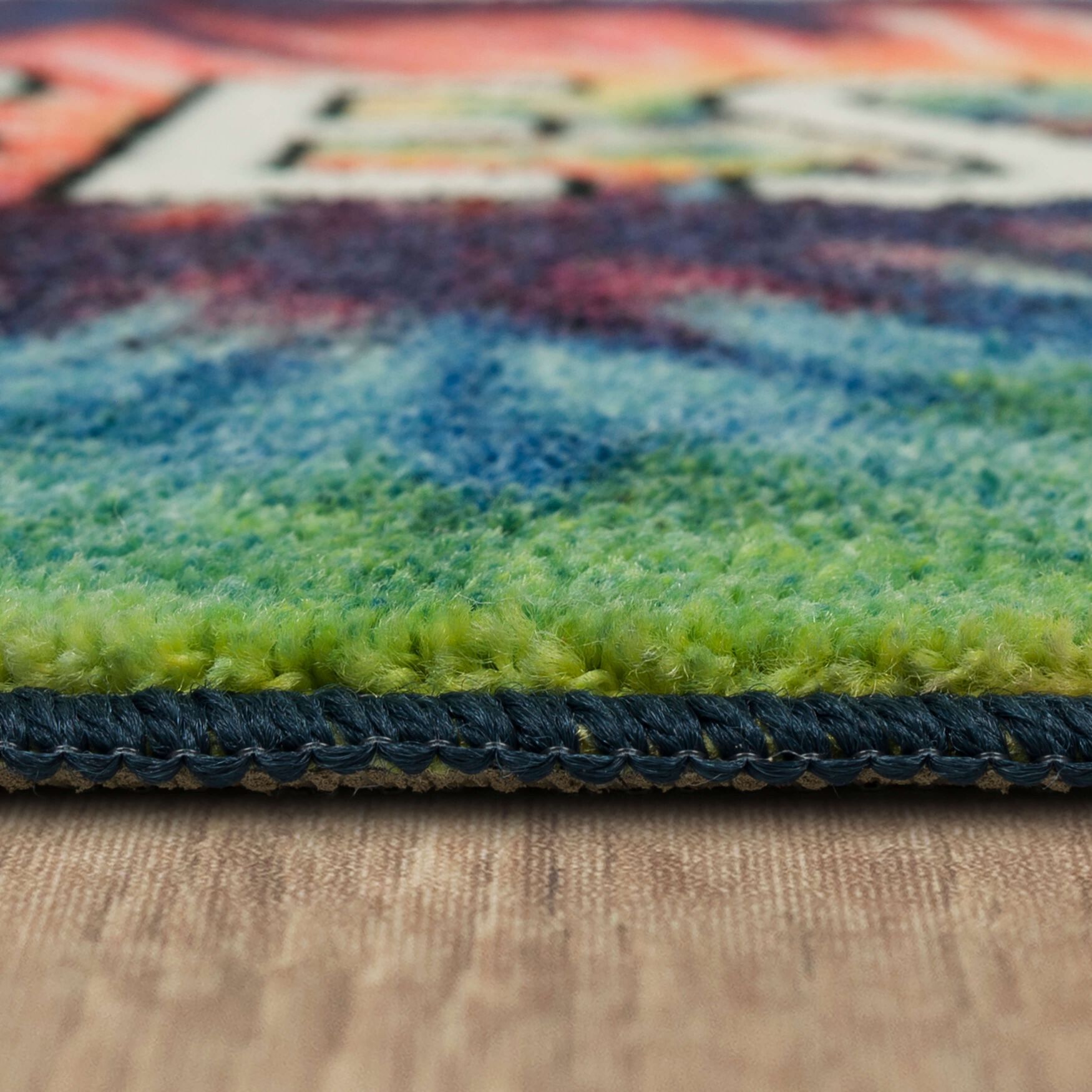 Tie Dye Vibes Multi Kitchen Rug, , alternate image number 4