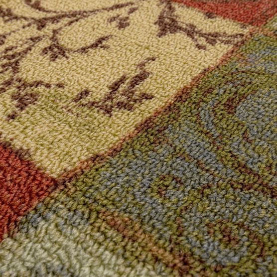 Floral Tile Multi 2' 6" X 4' 2", , alternate image number null