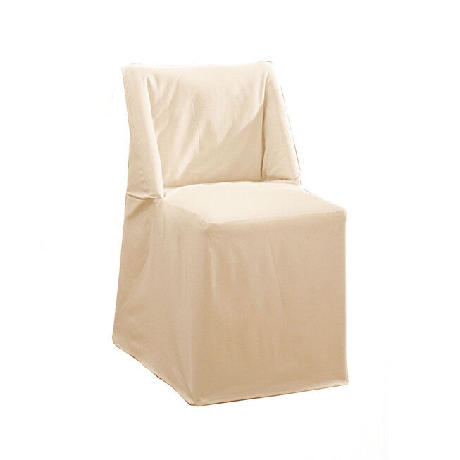 Cotton Duck Folding Chair Cover, NATURAL, hi-res image number 0