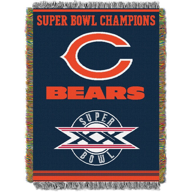 Bears Commemorative Series Throw, MULTI, hi-res image number 0