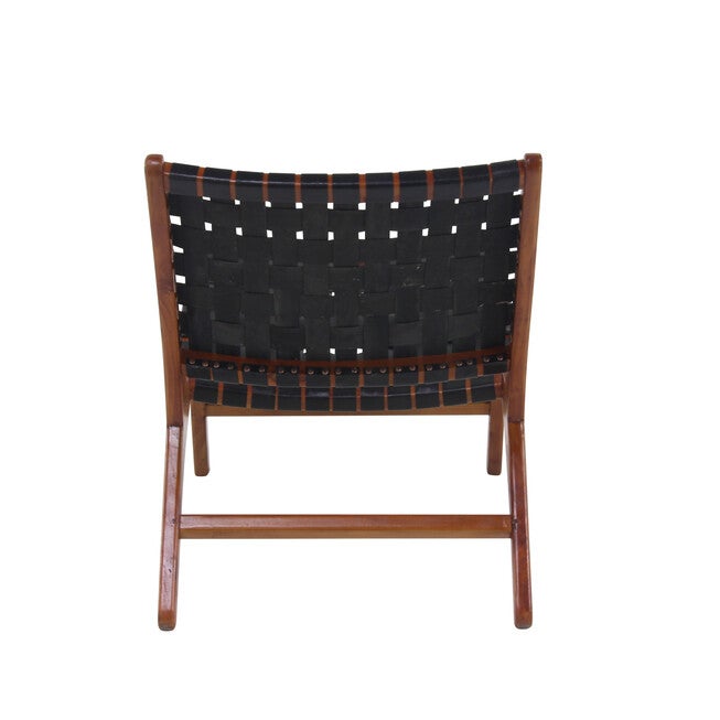 Black Mahogany Contemporary Accent Chair Accent Chair, , alternate image number 3
