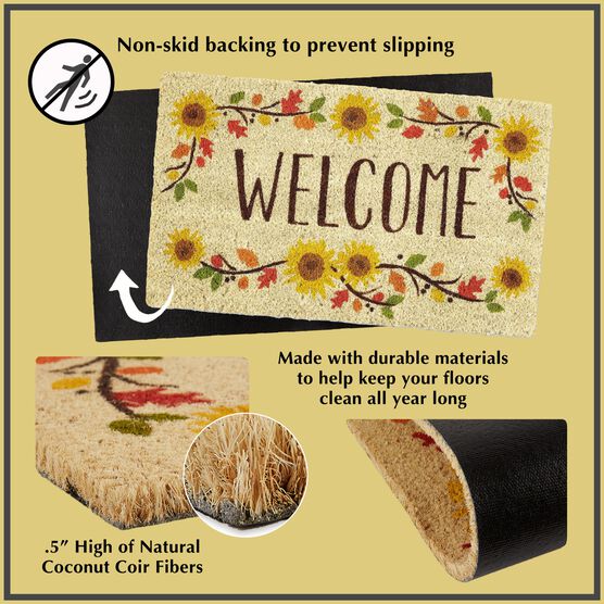 Scroll Rubber Doormat, , alternate image number null