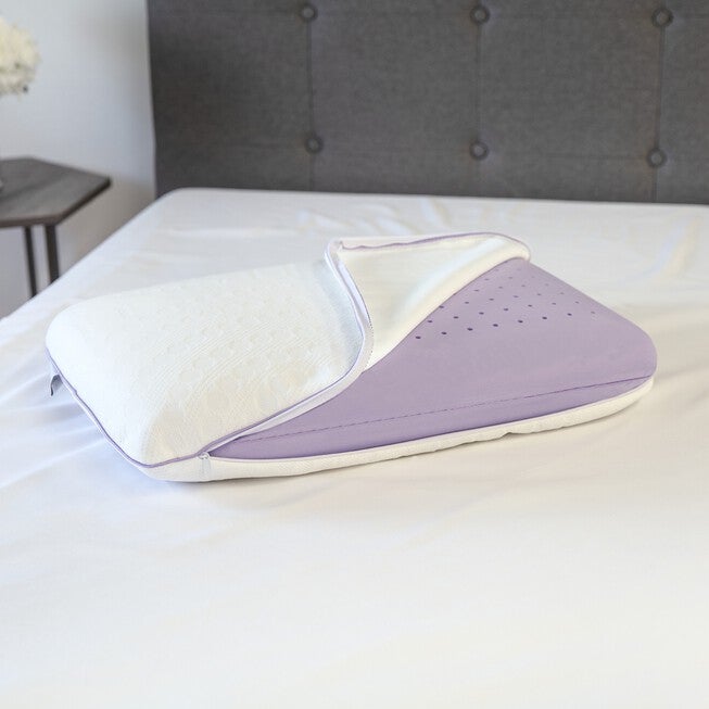 SensorPEDIC Relax - Lavender Infused Memory Foam Pillow, , alternate image number null