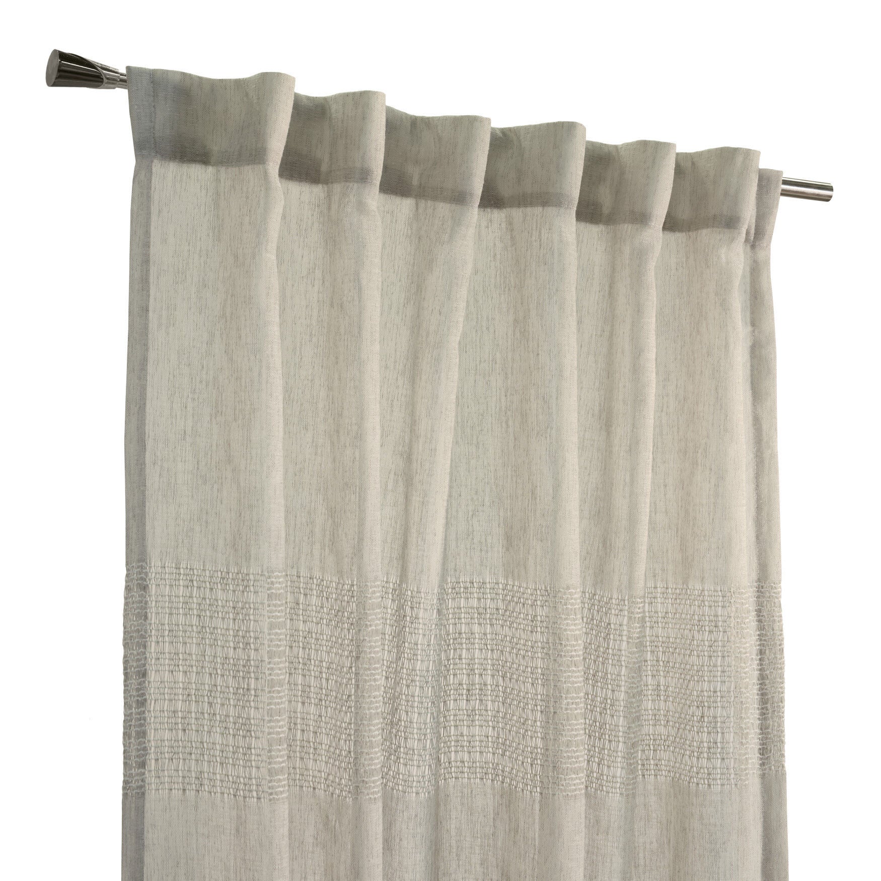 Lindsey Light Filtering Back Tab Curtain Panel, , alternate image number 3