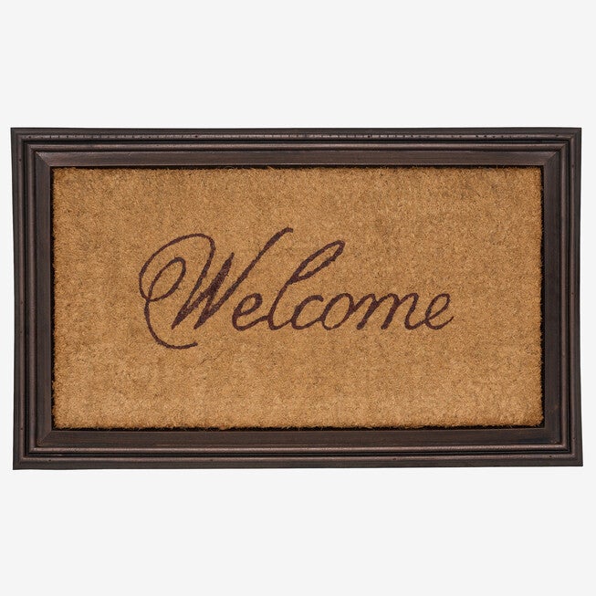 Essex Coir Welcome Mat, COIR, hi-res image number 0
