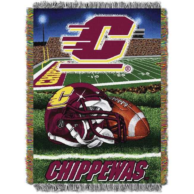 Central Michigan HFA Throw, MULTI, hi-res image number 0