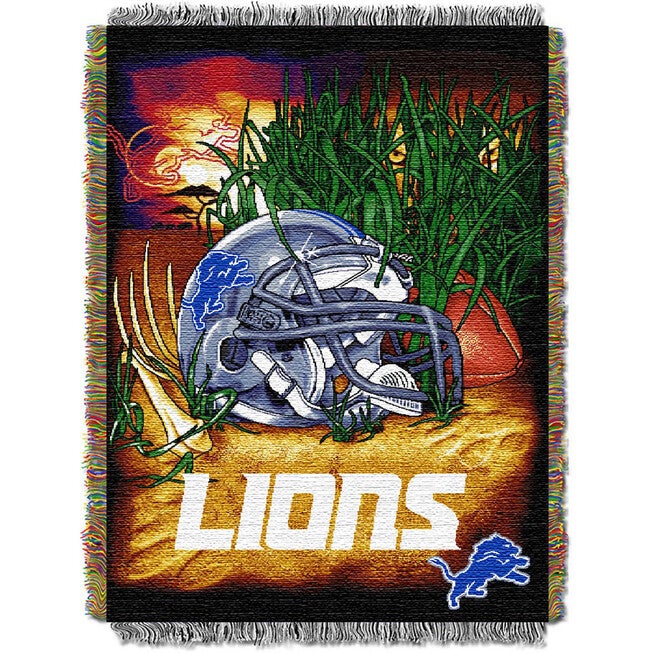 Lions Home Field Advantage Throw, MULTI, hi-res image number 0