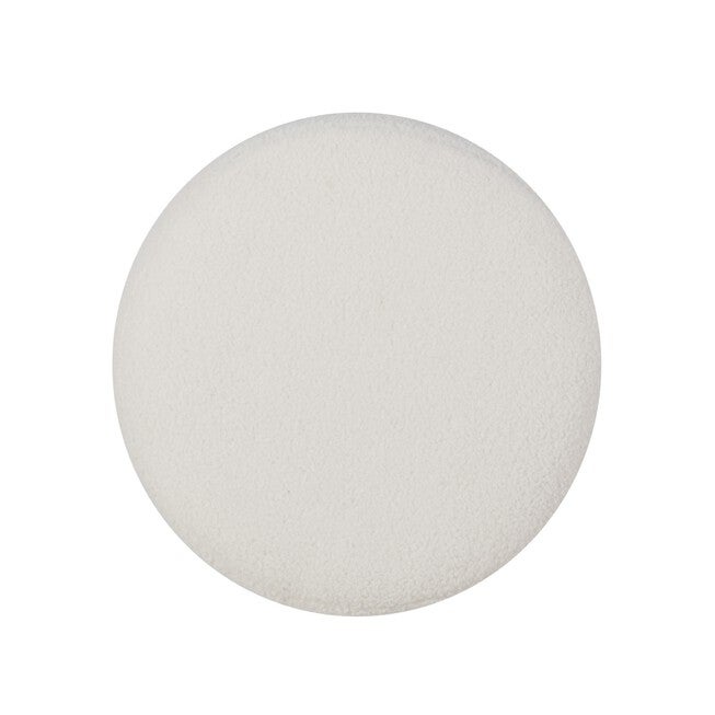Kathy White Sherpa Round Ottoman Ottomans, , alternate image number 4