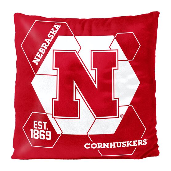 Nebraska Connector Velvet Reverse Pillow, MULTI, hi-res image number null