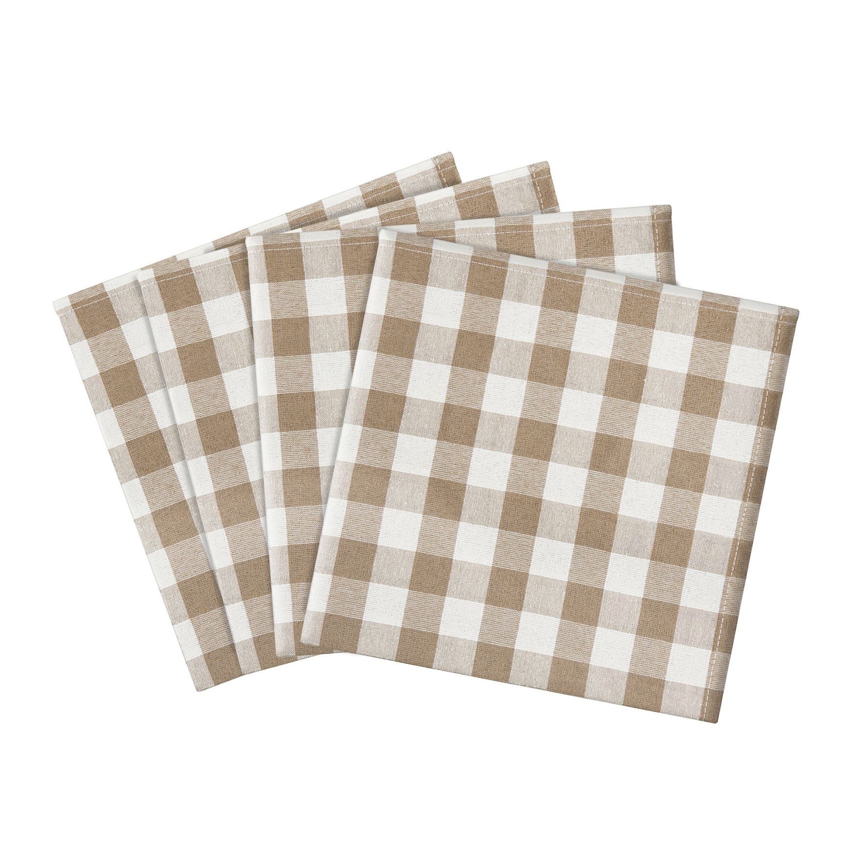 Buffalo Check Dinner Table Napkins Set of Four, , alternate image number 17