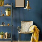 Edie@Home Quartz Marble Metallic Decorative Pillow Dec Pillow, , alternate image number null