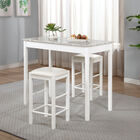 3 Pc Tavern Set With Faux Marble Top, , alternate image number null