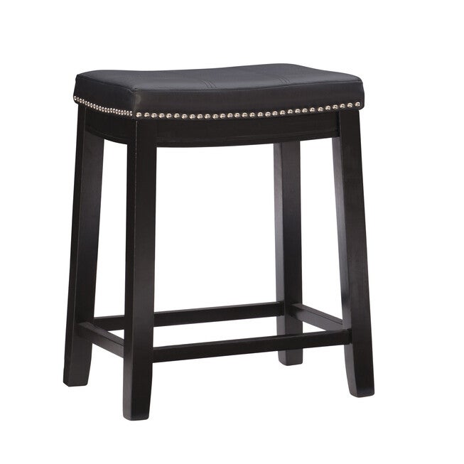 Crowell BLACK COUNTER STOOL, BLACK, hi-res image number 0