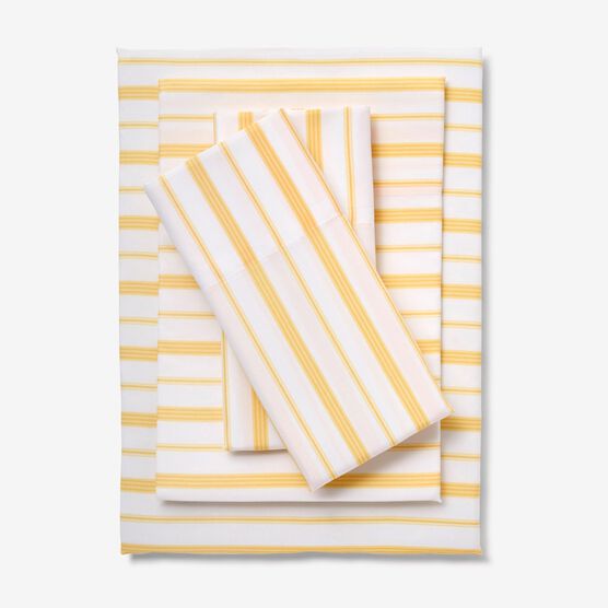 Bed Tite™ Gingham & Stripe Sheet Set, YELLOW STRIPE, hi-res image number null