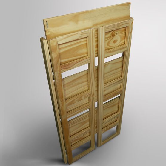 3-Shelf Folding Student Bookcase 20.75" Wide-Natural, , alternate image number null