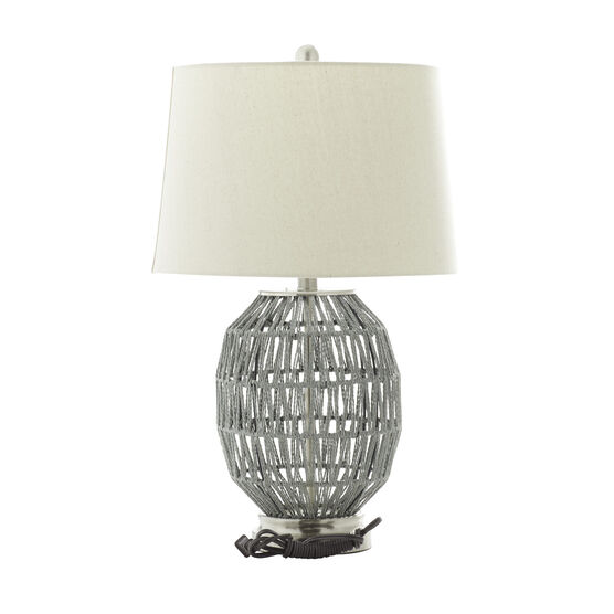 Grey Coastal Table Lamp, , on-hover image number null