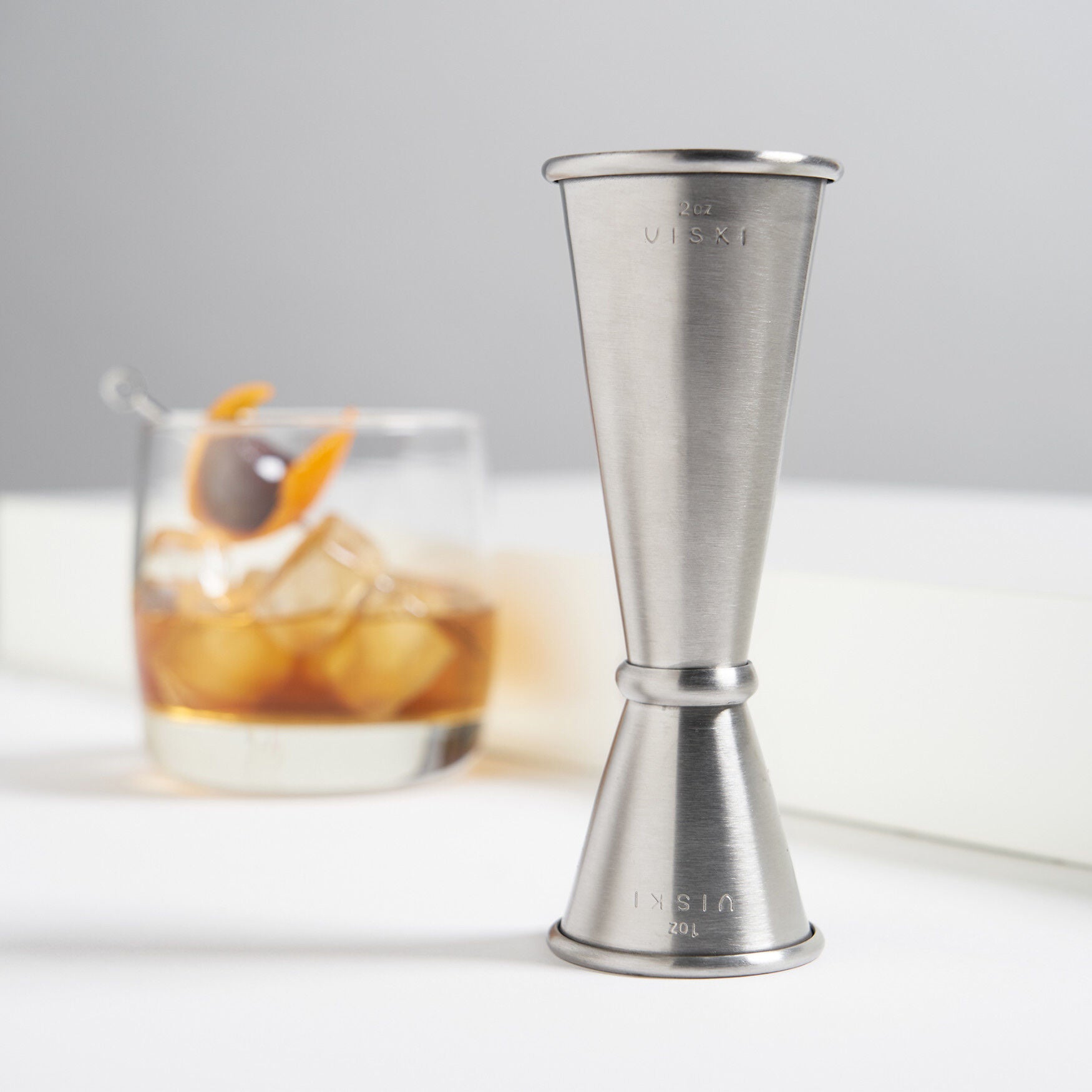 Large Stainless Steel Japanese Style Jigger, , on-hover image number 1