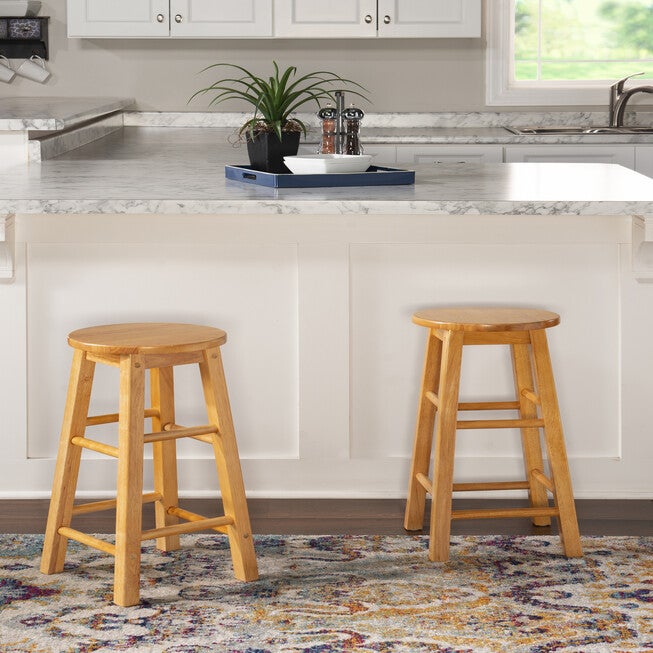 Counter & Bar Stool With Round Seat, , alternate image number null