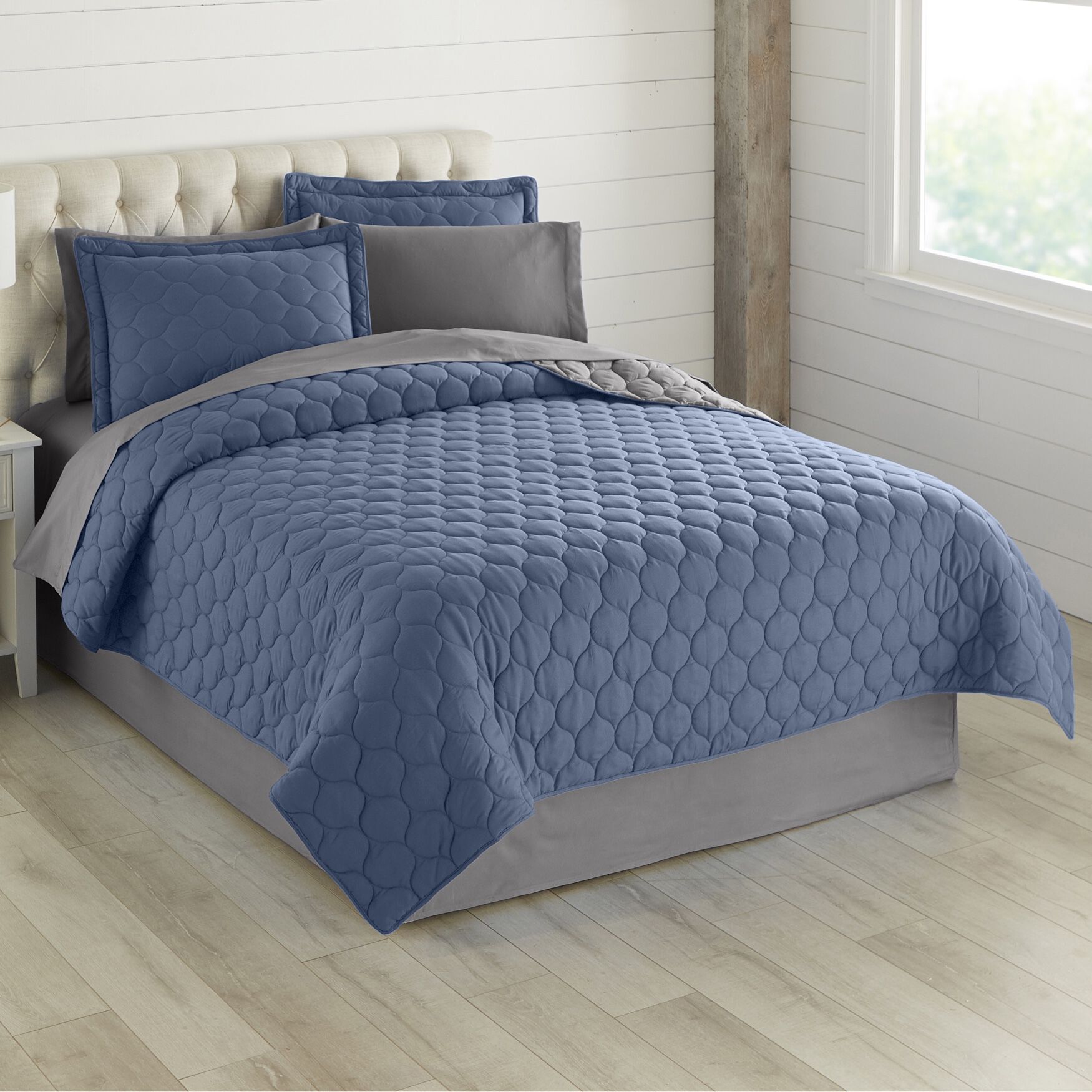 BH Studio Microfiber Bedskirt, , alternate image number 5