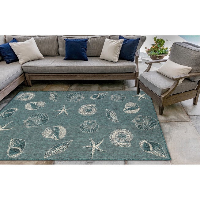 Liora Manne Carmel Shells Indoor/Outdoor Rug, , alternate image number 5