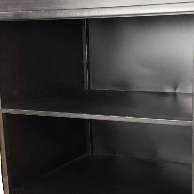 Black Industrial Metal Wine Storage, 34 x 41, , alternate image number 6