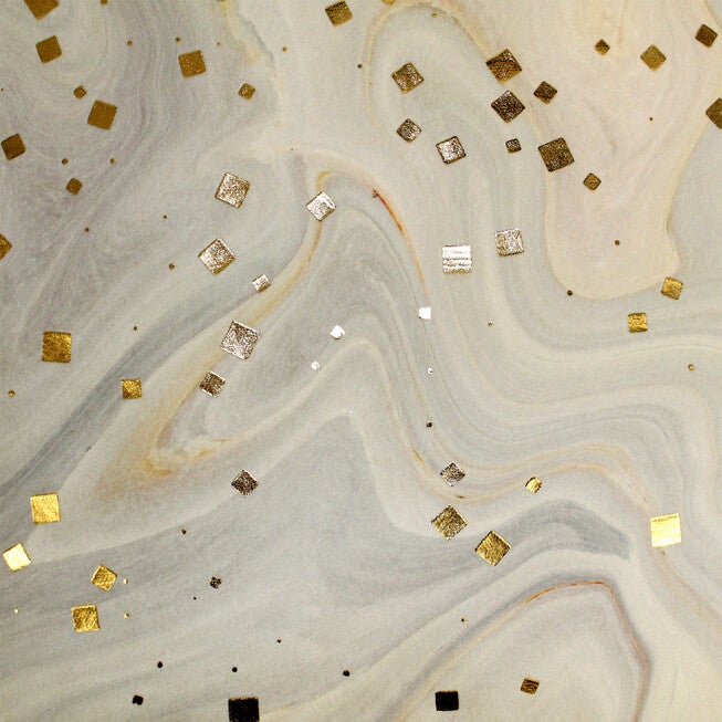 Edie@Home Quartz Marble Metallic Decorative Pillow Dec Pillow, , alternate image number 4