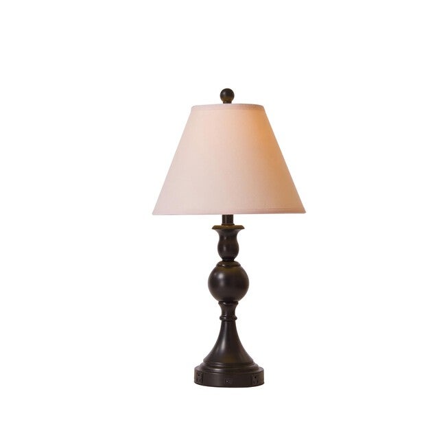 24.5 inches Painted Bronze Metal Table Lamp, , on-hover image number null