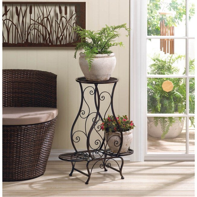 Hourglass Triple Plant Stand, , on-hover image number null