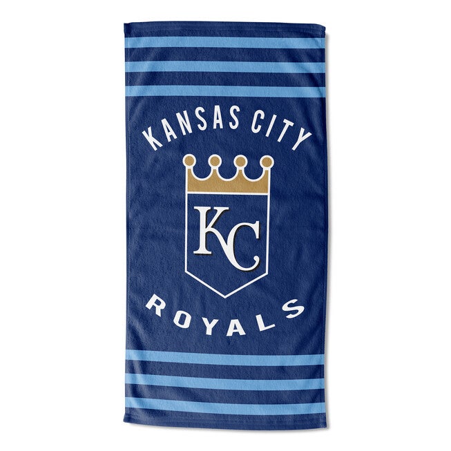 Royals Stripes Beach Towel, MULTI, hi-res image number 0