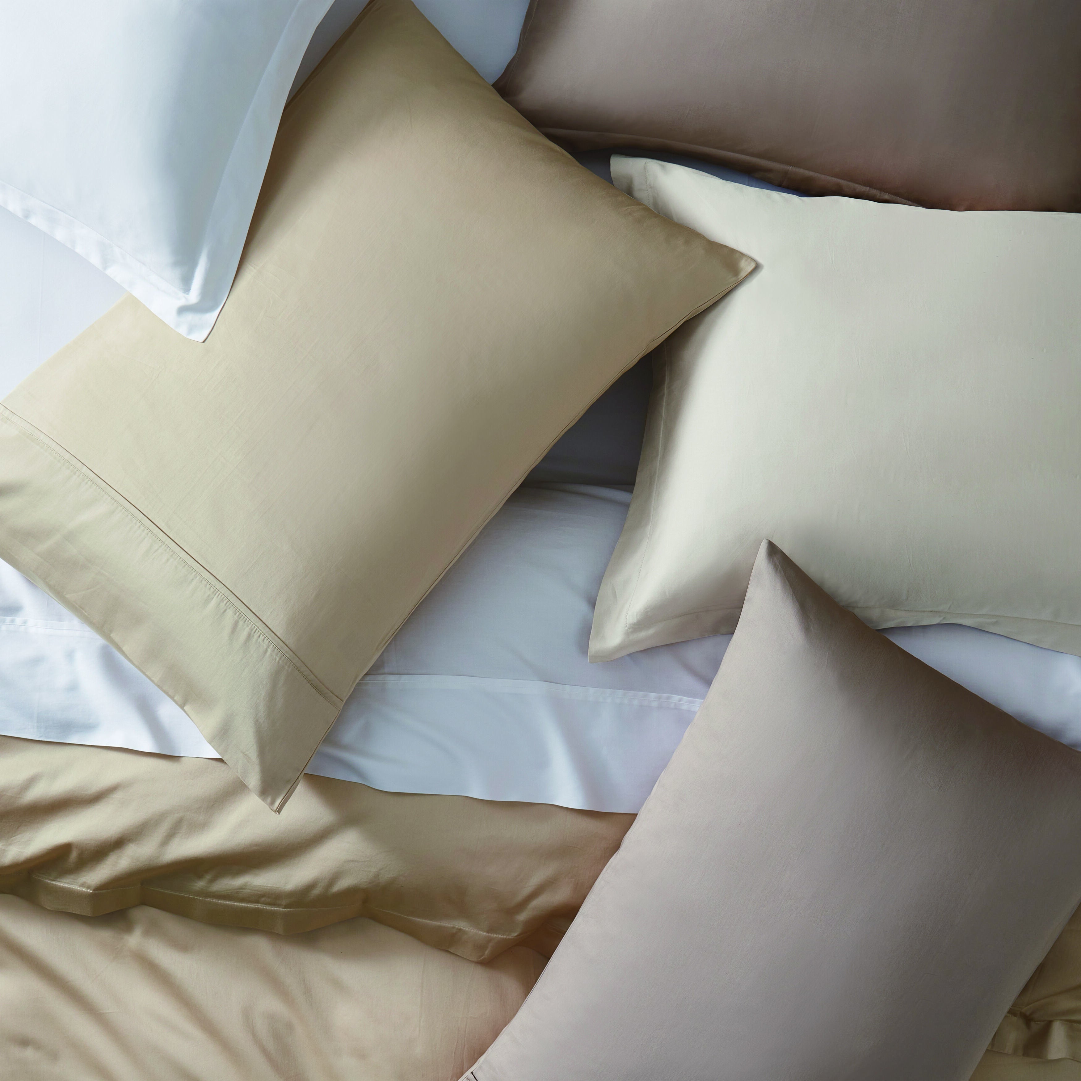 PREMIER SATEEN PILLOW CASE PAIR, EUCALYPTUS, alternate image number 2