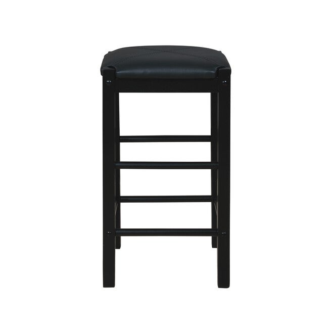 Lancer Backless Counter Stools, Black - Set of Two, , alternate image number 4