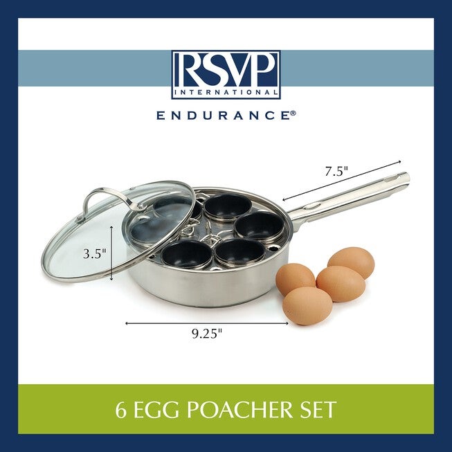 6 Egg Poacher Set, , alternate image number null