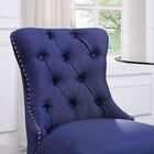Princess Blue Velvet Accent Dining Chair, Set of 2, , on-hover image number null