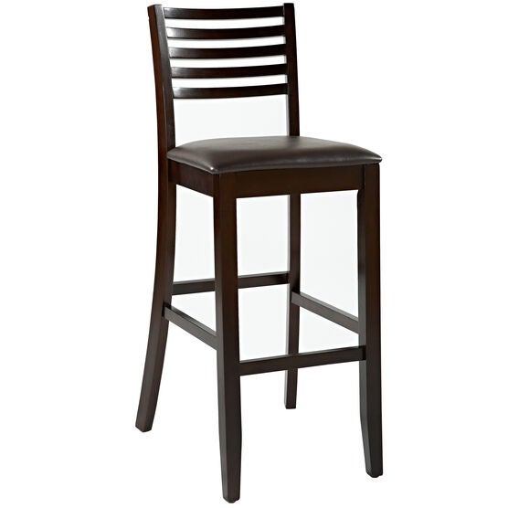 Triena Collection Ladder Bar, Stool 30"H, ESPRESSO, hi-res image number null