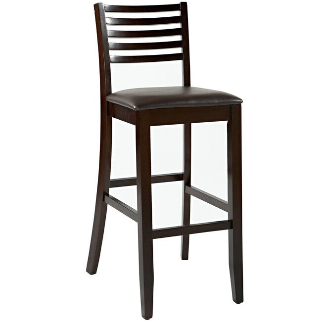 Triena Collection Ladder Bar, Stool 30 inchesH, ESPRESSO, hi-res image number 0