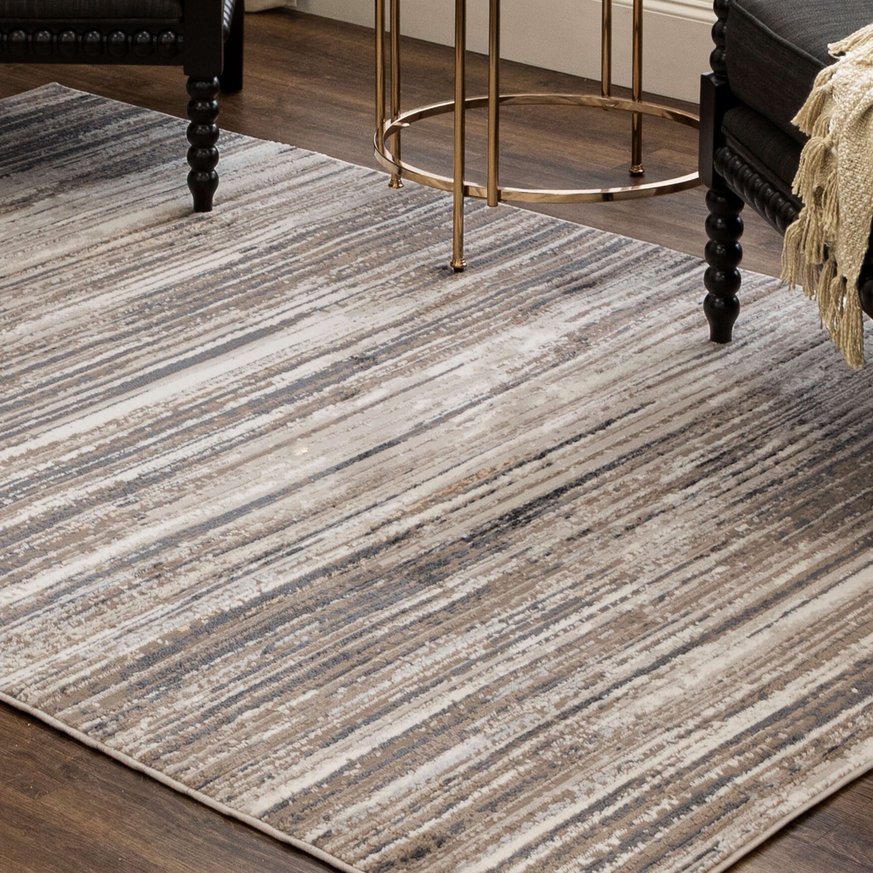 Furie Stripe Area Rug, , alternate image number 7