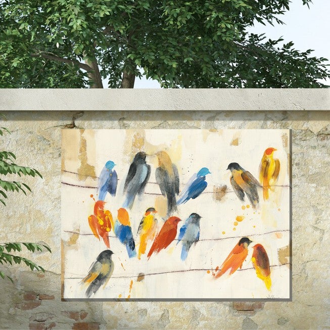 CHITTER CHATTER OUTDOOR ART 40X30, , on-hover image number 1